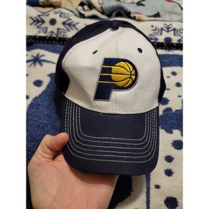 NBA Indiana Pacers Main Gate Cap Hat Blue White One Size Adjustable